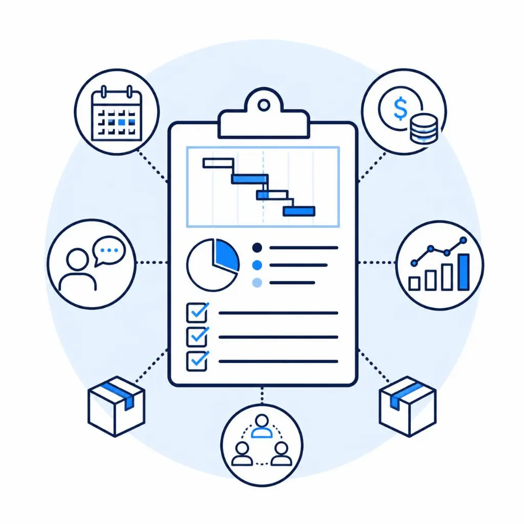 FF&E procurement project management icon